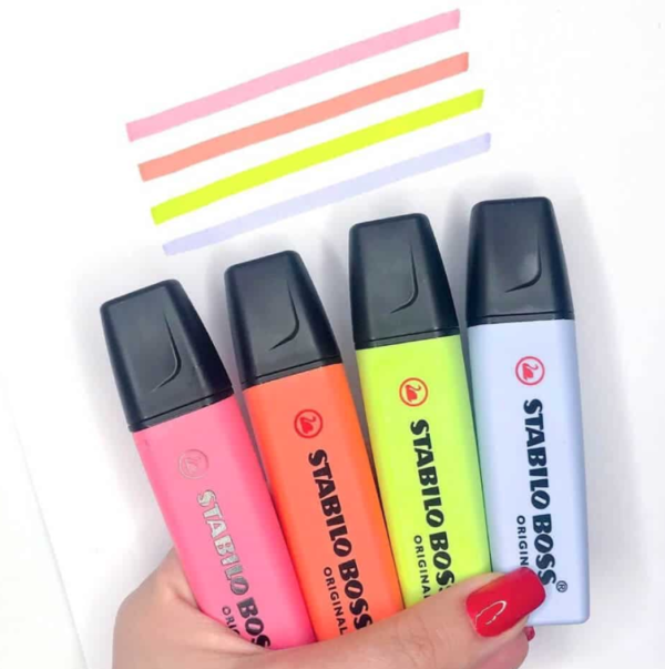 STABILO RESALTADOR BOSS PASTEL 4PC - Imagen 4